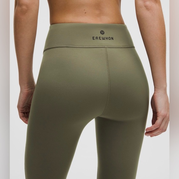 #555 NWT Lululemon Santa Monica High-Rise Tight 28” Erewhon -Paris Green - Sz 6